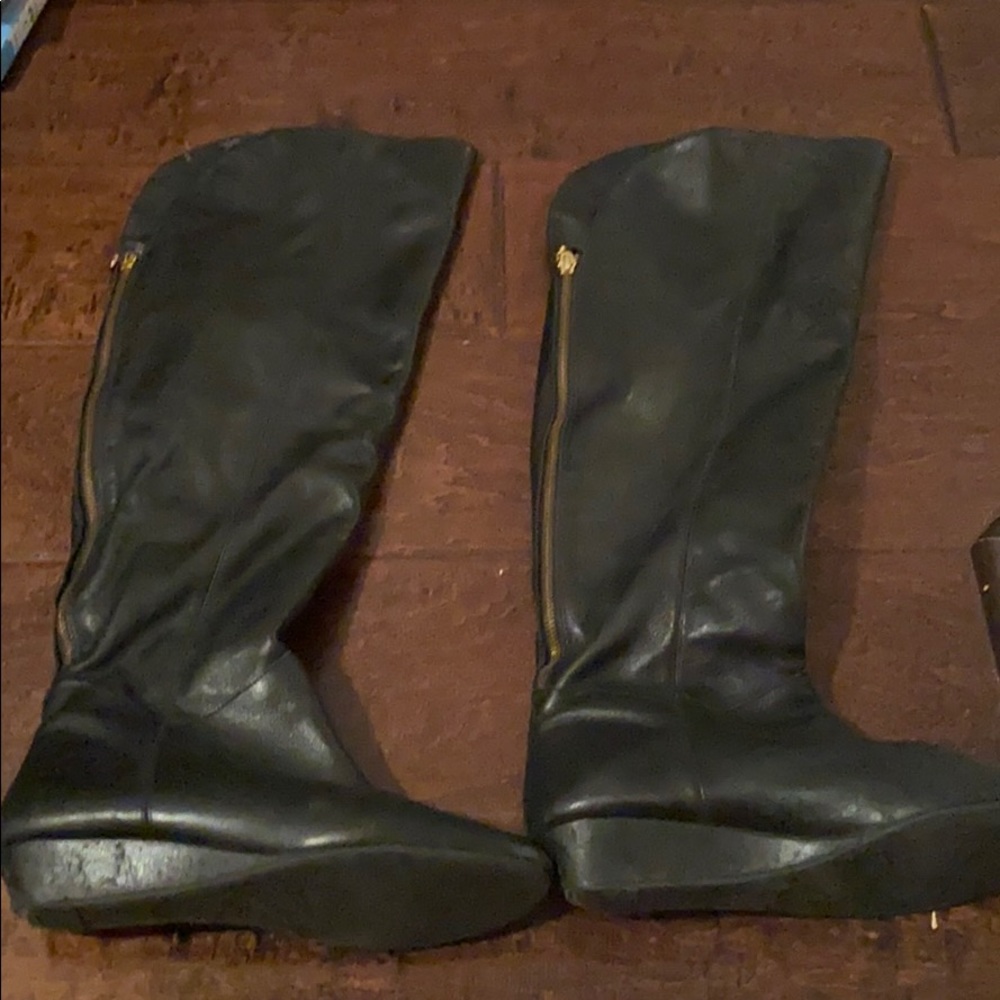 Black leather books